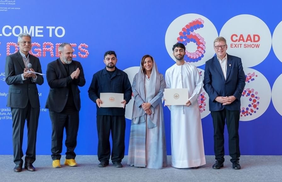 بدور القاسمي تفتتح معرض “ ست درجات ”