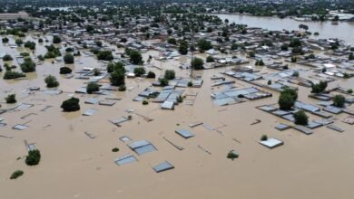 ارتفاع حصيلة قتلى الفيضانات وسط نيجيريا إلى 151 شخصا