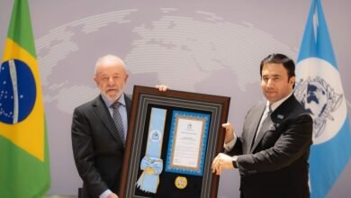 الرئيس البرازيلي يزور مقر الإنتربول بليون ويشيد بالدور الحيوي الذي تضطلع به المنظمة برئاسة أحمد ناصر الريسي