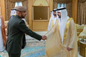 حمدان بن محمد يستقبل المهنئين بعيد الأضحى المبارك