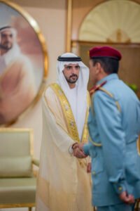 حمدان بن محمد يستقبل المهنئين بعيد الأضحى المبارك