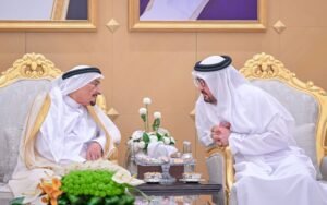 حاكم عجمان وولي عهده يستقبلان المهنئين بعيد الأضحى المبارك
