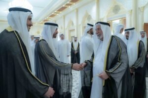 حاكم الشارقة يتقبل التهاني بعيد الأضحى المبارك