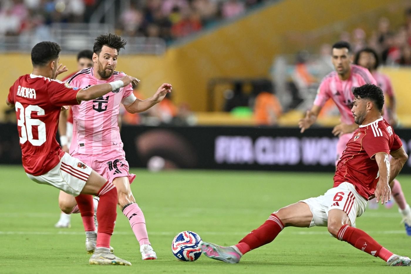 الأهلي المصري يتعادل مع انتر ميامي في افتتاح مونديال الأندية