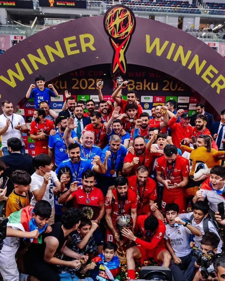 منتخب أذربيجان بطل مونديال "الميني فوتبول"