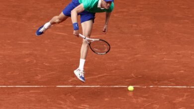 تأهل سينر وبواسون وغوف إلى نصف نهائي رولان جاروس للتنس