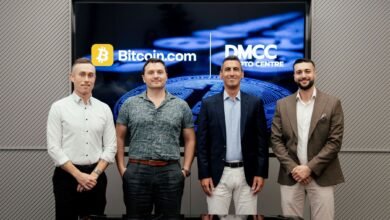 "دبي للسلع المتعددة" يعلن انضمام Bitcoin.com إلى "مركز كريبتو"