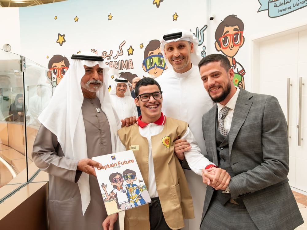 نهيان بن مبارك يفتتح "المكتبة الشاملة" في مركز المستقبل للتأهيل بأبوظبي