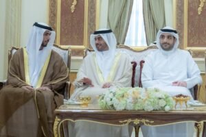 حاكم الشارقة يستقبل المهنئين بعيد الأضحى المبارك في قصر البديع العامر