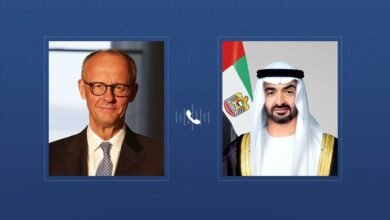 رئيس الدولة والمستشار الألماني يبحثان هاتفيا علاقات التعاون بين البلدين