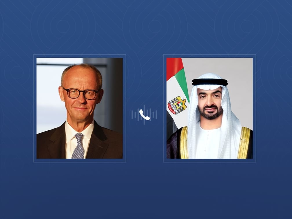 رئيس الدولة والمستشار الألماني يبحثان هاتفيا علاقات التعاون بين البلدين 1 رئيس الدولة والمستشار الألماني يبحثان هاتفيا علاقات التعاون بين البلدين