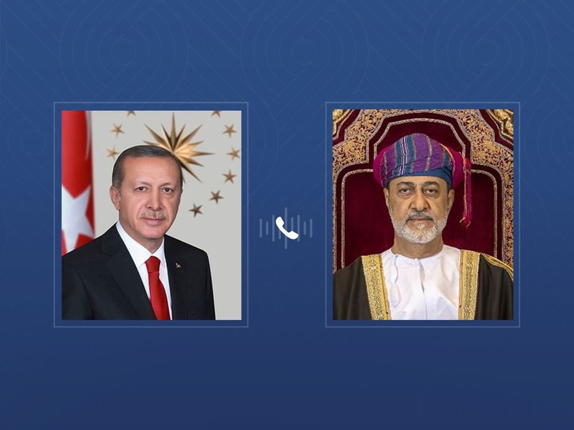 سلطان عمان والرئيس التركي يبحثان هاتفيا المستجدات في المنطقة