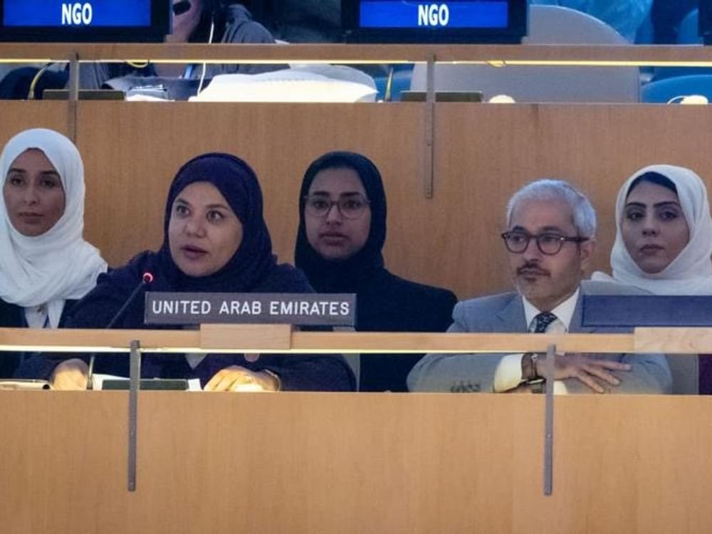 الإمارات تستعرض جهودها في دعم أصحاب الهمم خلال مؤتمر "COSP18" 1 الإمارات تستعرض جهودها في دعم أصحاب الهمم خلال مؤتمر "COSP18"