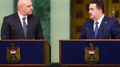 العراق يؤكد دعمه التوافق السياسي في لبنان