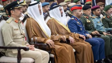 سيف بن زايد يشهد حفل تخريج دورة الدفاع الوطني الـ12
