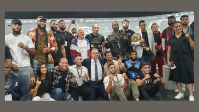 50 مقاتلاً ومقاتلة يتنافسون في "محاربي الإمارات" للفنون القتالية بأبوظبي