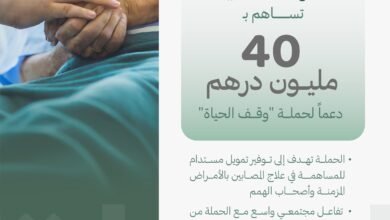 شركة عائلية تساهم بـ 40 مليون درهم دعماً لحملة "وقف الحياة"