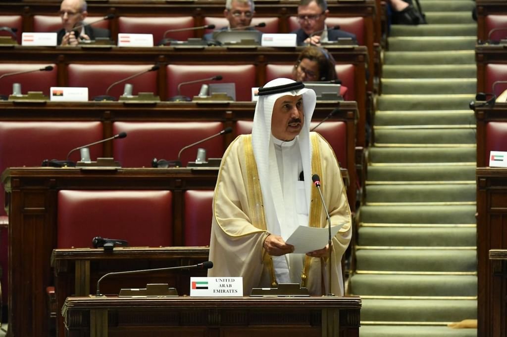 أمام مؤتمر حوار الأديان بروما.. صقر غباش: الإمارات جعلت من قيم التعايش حجر الأساس في بناء الدولة والمجتمع 1 صقر غباش