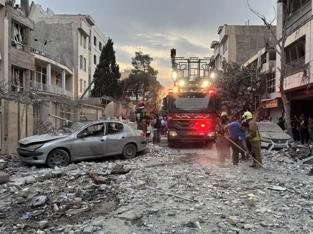 78 قتيلا و329 جريحا بهجمات إسرائيل على طهران