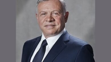 العاهل الأردني : لا استقرار في المنطقة دون منح الفلسطينيين حقوقهم المشروعة