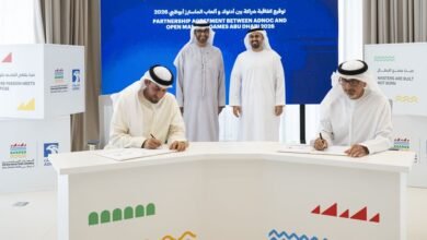 ذياب بن محمد بن زايد يشهد توقيع اتفاقية بين ألعاب الماسترز أبوظبي 2026 و«أدنوك»