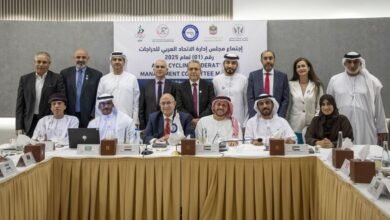 فيصل بن حميد القاسمي يترشح لرئاسة الاتحاد العربي للدراجات