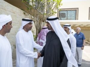 رئيس الدولة يعزي في وفاة سعيد عامر النيادي