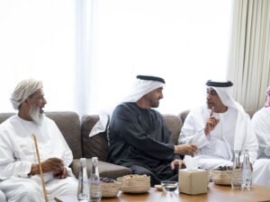رئيس الدولة يعزي في وفاة سعيد عامر النيادي