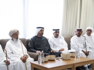 رئيس الدولة يعزي في وفاة سعيد عامر النيادي